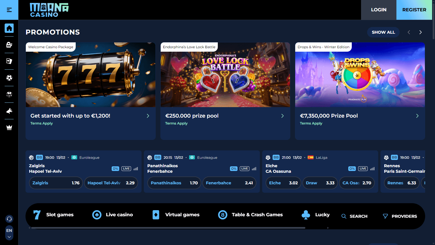 Moana Casino Desktop screenshot